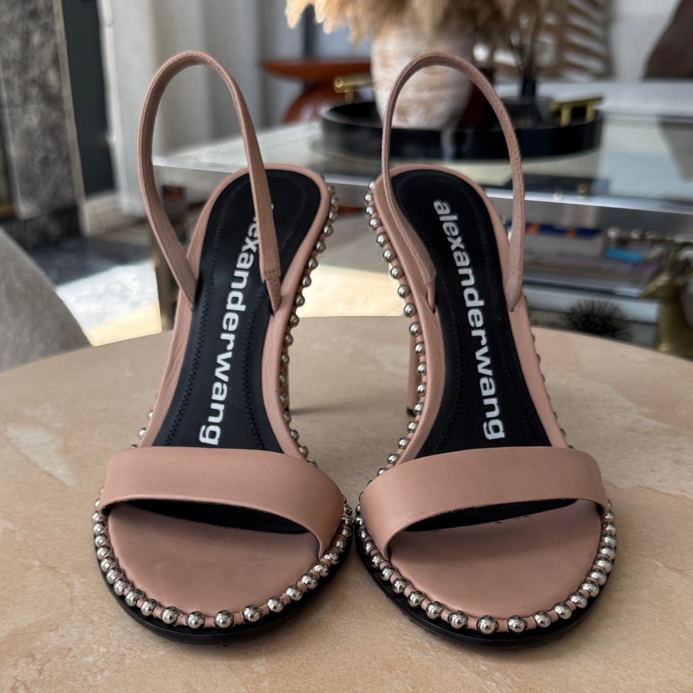 Alexander Wang Blush/Nude Studded Heels